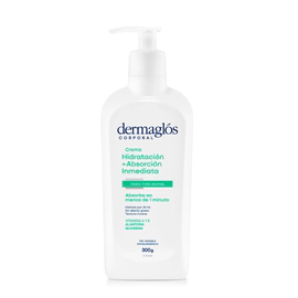 Dermaglós Corporal Crema Hidratación + Absorción Inmediata 300g