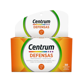 Centrum Multivitamínico Multimineral Defensas 30 Comprimidos