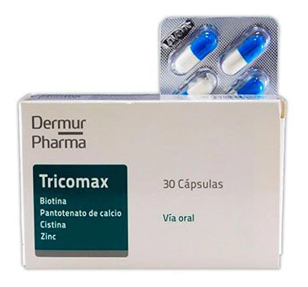 Tricomax Suplemento Para Reducir La Caída De Cabello 30 Caps