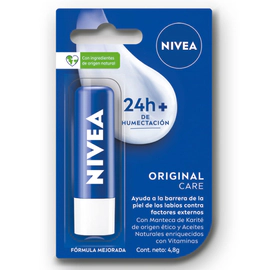Protector labial humectante NIVEA Essential Original Care para todo tipo de piel