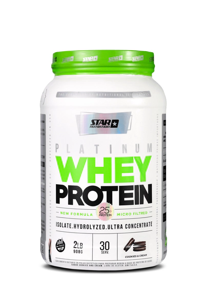 Whey Protein Star Nutrition 2 Lb Ultra Premium Sabor Cookies & cream
