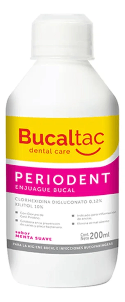 Bucal Tac Periodent Tratamiento Enjuague Bucal 200ml