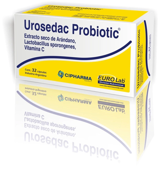 Urosedac Probiotic Estracto De Arandano Capsulas X 32