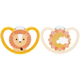Chupete Nuk Space Animales Leon Y Sol 18-36m 2 Unidades