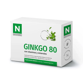 Natufarma Ginkgo Biloba 80 Circulacion Memoria X 30 Comp
