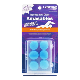 Tapones Para Oidos Amasables X 6 Unidades