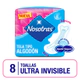 Nosotras Toallitas Higiénicas Tela Ultrainvisible X 8 U