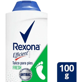 Rexona Efficient Fresh Talco Para Pies Antibacterial 100g