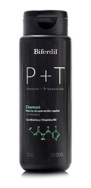 Biferdil Shampoo P + T Recuperación Capilar Y Caída 300ml