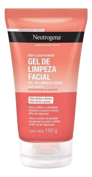 Gel De Limpeza Neutrogena Deep Clean Grapefruit 150 Gr.