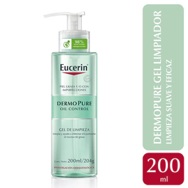 Gel limpiador diario Eucerin DermoPURE Oil Control Piel grasa y/o Imperfecciones