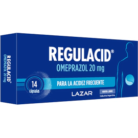 Omeprazol Regulacid 20mg Reduce la Acidez Estomacal 14 cápsulas