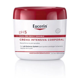 Crema pH5 intensiva corporal Eucerin para piel seca y sensible 450 ml