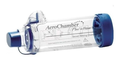 Aerochamber Plus Flow- Vu Universal Sin Máscara + 5 Años