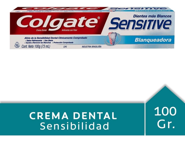 Colgate Sensitive Blanqueadora Crema Dental 100g