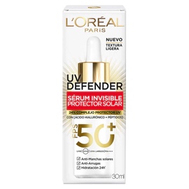 Protector Solar L'oréal Paris Uv Defender Sérum Invisible Fps 50+ 30ml