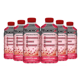 Pack Suerox Bebida Hidratante Frutilla Y Kiwi 630ml X6un