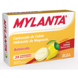Mylanta Limon Refrescantes Comprimidos Masticables x24
