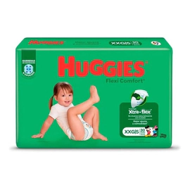 Huggies Flexi Comfort Unisex Pañales Xxg 30 unidades