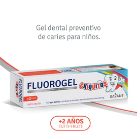 Fluorogel Chiquitos +2 Años Tutti Frutti Gel X 60 Gr.