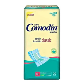 Comodin Ultra Pañal Extra Grande Clasico 20 Un