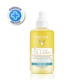 Agua Protectora Hidratante Capital Soleil FPS 50 200ml de Vichy