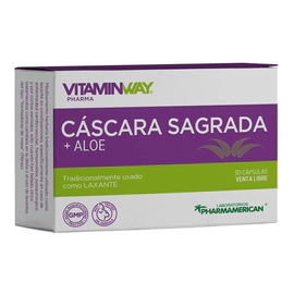 Vitamin Way Cascara Sagrada + Aloe 30 cápsulas