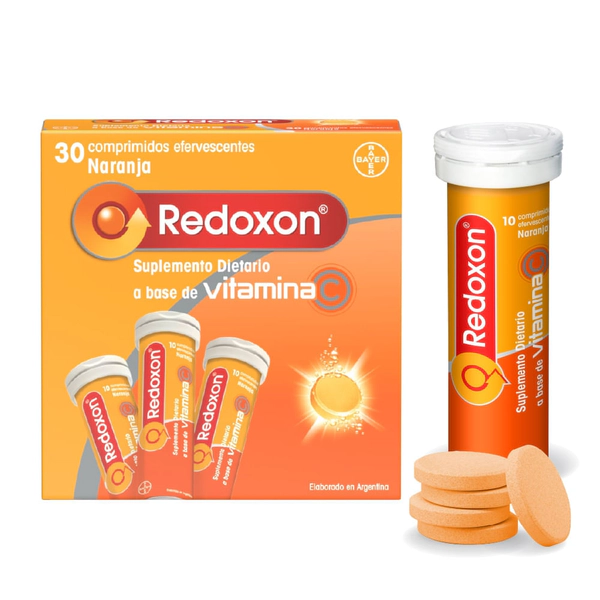 Redoxon Suplemento Vitamina C 1g 30 Comp. Efervescentes