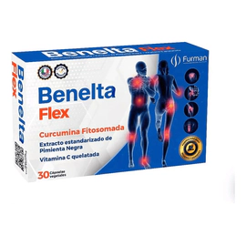 Benelta Flex Salud Articular Curcumina 30 Cápsulas Vegetales