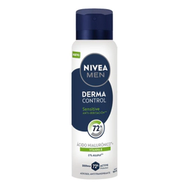 Desodorante antitranspirante NIVEA MEN Derma Control Sensitive en Aerosol 150 ml