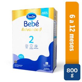 Sancor Bebé Advanced 2 Formula Láctea Estuche 800g 1 Unidad