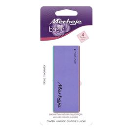 Merheje Basic Bloque Pulidor Para Uñas 4 Lados 1 Unidad