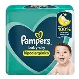 Pampers Pañales Baby Dry Hipoalergénicos M 26 Unidades