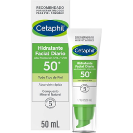 Nueva Cetaphil Hidratante Facial Diario Fps 50 50ml