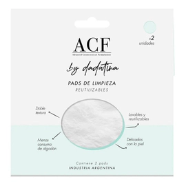 Acf By Dadatina Pads De Limpieza Reutilizable X 2 Un