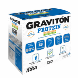Gravitón Protein Suplemento Nutricional 20 Sobres Sabor Neutro