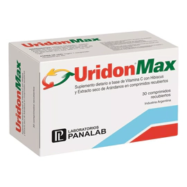 Uridon Max Suplemento Arándano Y Vitamina C 30 Comprimidos