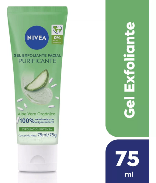 Gel Exfoliante Nivea Purificador Aloe Vera X70ml