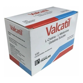 Valcatil Caída Del Cabello L-cistina, L-metionina X 120 Comp