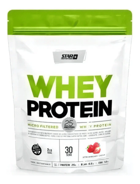 Whey Protein Star Nutrition Doypack En Polvo 906g
