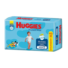 Huggies Protect Plus Pañales Unisex Xg 52 unidades