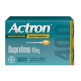 Actron Rapida Accion 400mg x20Caps