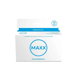 Preservativos Maxx Espermicida 12 Unidades
