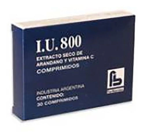 I. U. 800 Extracto Seco De Arandano Y Vitamina C 30 Comp