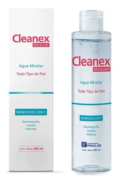 Cleanex Agua Micelar 3 En 1 200ml