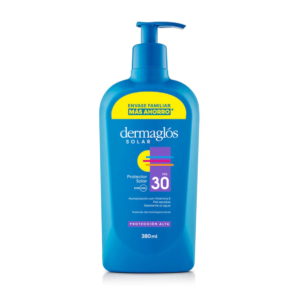 Dermaglos Protector Solar Fps 30 Emulsión 380ml