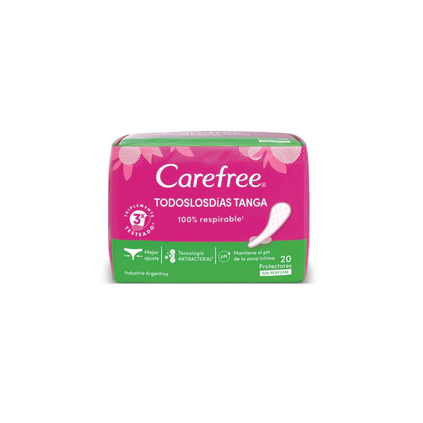 Carefree Todos Los Dias Tanga X 20 Unidades