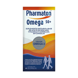 Pharmaton Omega 50+ Suplemento Dietario 30 Capsulas