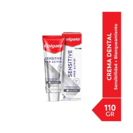 Colgate Sensitive Pro Alivio Real White Crema Dental 110g