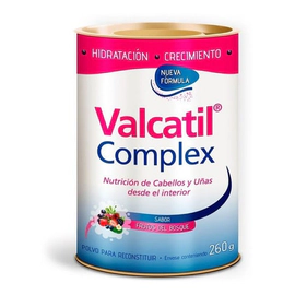 Valcatil Complex Nutrición Cabellos Uñas En Polvo Lata 260gr